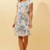 SISLEY LINEN SHORT DRESS -Printedcarpetus 1ec3ff7336e422fe2ea2bd97217d5ce5