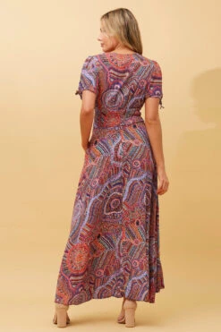 VIENNA BOHO MAXI DRESS -Printedcarpetus 1ec76e753a97f32cf09470421bf94d31