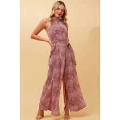 Stella HILDA HALTERNECK JUMPSUIT -Printedcarpetus 1f45d87764b480a0578ff3c19e04a9d1