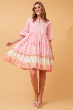 KARITA BOHO SHORT DRESS -Printedcarpetus 2089ddfee43654d53e68ed10292859a4