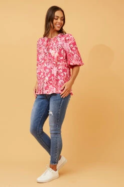 SELENA FLORAL PUFF SLEEVE SHIRT 14 SELENA FLORAL PUFF SLEEVE SHIRT -Printedcarpetus 211a62a42baef7a49100a646f1252dfc