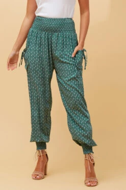 FLORAL BOHO HAREM PANTS -Printedcarpetus 211d012f52dfa7a2ec02269edce9a751