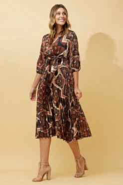 MARIETTA SATIN MIDI DRESS -Printedcarpetus 2324ea7537f4bc4c9af8ce7d42878f35