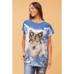 EXCELINA GLITTER TOP -Printedcarpetus 233c3a4afad321f4c60d3b30cb153339