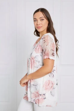 FLORAL LAYERED CROCHET TOP -Printedcarpetus 235996e8568cf6d4844e3192cf9a5db1