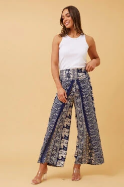JAZ BOHO WIDE LEG PANTS -Printedcarpetus 2712a4f6489302dd69c74e32f9e4b618