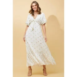 CHRISTINA SEQUIN POLKA DOT MAXI DRESS -Printedcarpetus 2786b182c32dea2ac553c9fd9fdf37d3