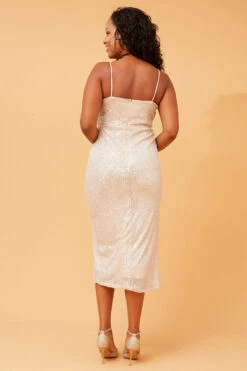 LEXIS SEQUIN MIDI DRESS -Printedcarpetus 27a46db405e8ca4851b85c9c0e014996