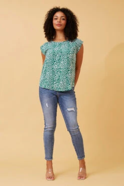 SHELLY ANIMAL PRINT TOP -Printedcarpetus 27a739978dd5121c03babe33fe52ddcc