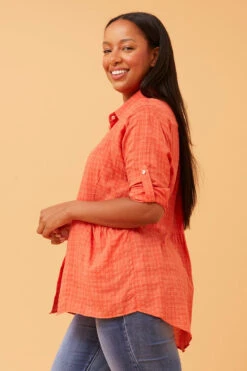 MAISIE CHECK SHIRT -Printedcarpetus 287bc0a935bf2062b737bf43591e0c95