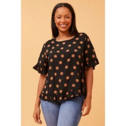 FRILA POLKA DOT TOP -Printedcarpetus 28b5a180709b1eb08f555ba77fff2b9a