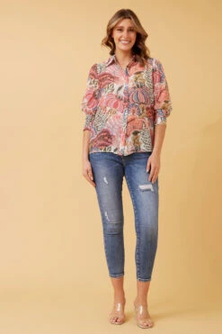 ISHLA FLORAL BOHO SHIRT -Printedcarpetus 2a242040de56c81bf0b079b0301f9ce7