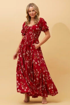 DAISY FLORAL BOHO MAXI DRESS -Printedcarpetus 2a33e339e5b65833a09c4c579383574c