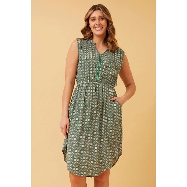 AMY ZIP FRONT BOHO DRESS 9 AMY ZIP FRONT BOHO DRESS - Image 7
