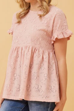 Stella BABYDOLL LACE TOP -Printedcarpetus 2b47d07a7e02dcb9265b3fed5c96d5e0