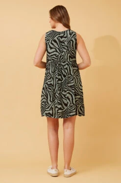 VENICE ANIMAL PRINT SHORT DRESS -Printedcarpetus 2b86ee8dfb97e5147a90a8fe2d73a626