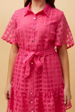 EVERLY GINGHAM SHIRT DRESS -Printedcarpetus 2c149ba154d76017f2e57290b33fb737