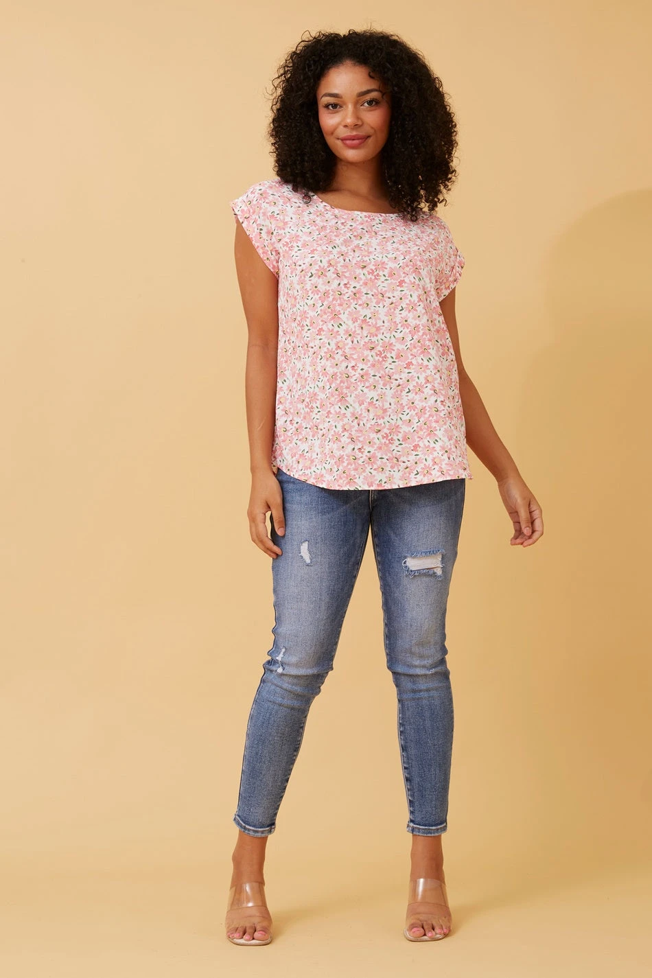 SHELLY FLORAL PRINT SHELL TOP 6 SHELLY FLORAL PRINT SHELL TOP - Image 4