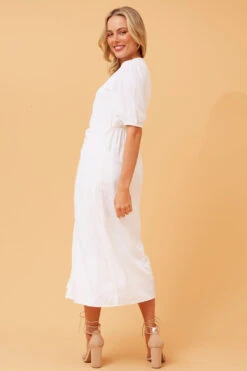 EMIKO BUTTON FRONT LINEN DRESS -Printedcarpetus 2e1d3f781a0d7c2f5dd7e6f3fddf9b62