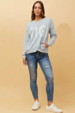 LUXE GIGI SWETASHIRT -Printedcarpetus 2fde3ad4e8871fc95f5f0fe03c02ecb8