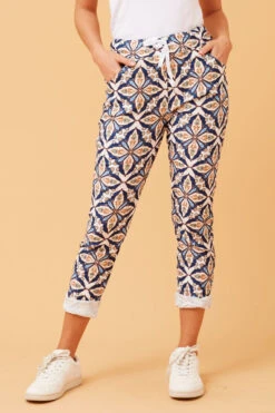 JANJA ABSTRACT PRINT BOHO JOGGERS -Printedcarpetus 30e00051e04d7a22eaaa321ce514d771