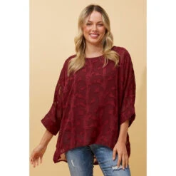 Stella ABBY BURNOUT TOP -Printedcarpetus 31486c4a265abf4c43cfdd3efcf767ab