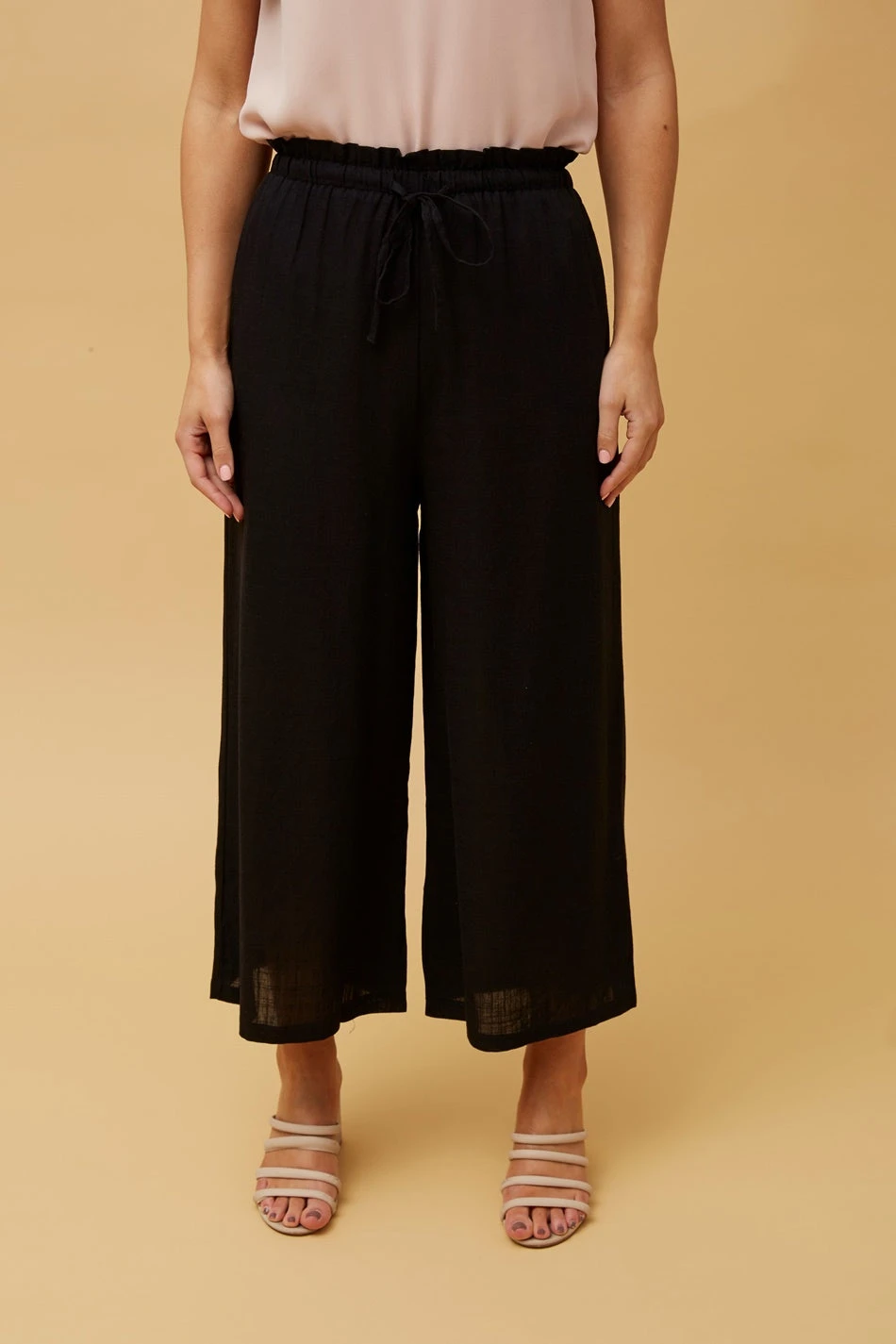 ROBERTA PAPERBAG LINEN PANTS 5 ROBERTA PAPERBAG LINEN PANTS - Image 3