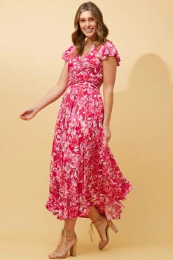 MALIBU FLORAL MAXI DRESS -Printedcarpetus 331fa51dd4262a5e93f1558317f564cb