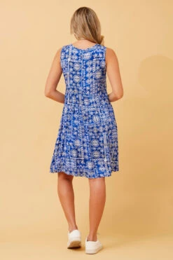 VENICE FLORAL BOHO SHORT DRESS -Printedcarpetus 34e2472e91c605b3f70967a1aa5e947e