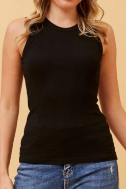 ROSEMARY RIBBED SINGLET -Printedcarpetus 357de5149e56e97411f9378d833a0b4b