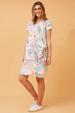 MESSINA PAISLEY LINEN DRESS 14 MESSINA PAISLEY LINEN DRESS -Printedcarpetus 360634c488e6d2458ac0e46bef89dc65