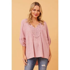 NAVEEN LACE DETAIL TOP -Printedcarpetus 363315baec8719174e8fdb45612c2936