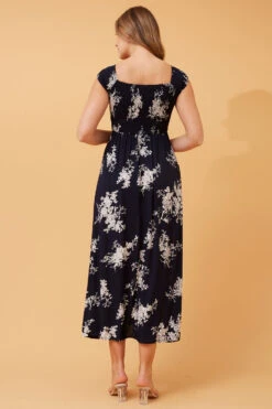ROBIN FLORAL BARDOT MAXI DRESS -Printedcarpetus 3641372dee08b2f5217c71f235d63cbd