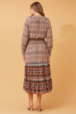 BOHO BORDER DETAIL MAXI DRESS -Printedcarpetus 378d3f3a3a5c191030403fd85859ba1c