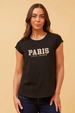 COCO PARIS TSHIRT -Printedcarpetus 38377023b104da65c80a06c6d5f522cd