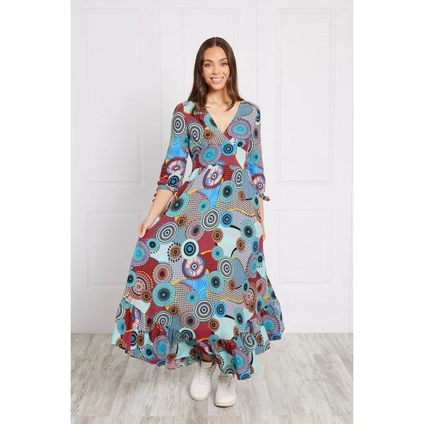 PRINTED BOHO MAXI DRESS 10 PRINTED BOHO MAXI DRESS - Image 8