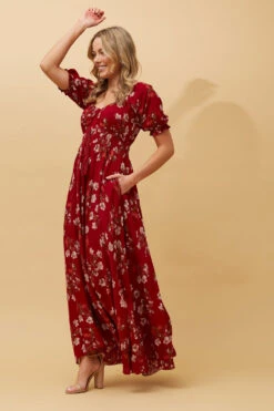 DAISY FLORAL BOHO MAXI DRESS -Printedcarpetus 39737c48e7e78fd598654c557f65f700