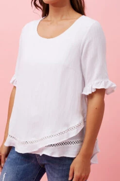 JAYDON LACE TRIM TOP 39 JAYDON LACE TRIM TOP -Printedcarpetus 3a046d3f613fa6fa5495eb8b4cc9a57f