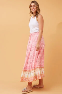 FLEURY BOHO MAXI SKIRT -Printedcarpetus 3a686491cd4f677020da9e0f7442167b