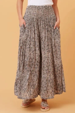 SEGAL LEOPARD WIDE LEG PANTS -Printedcarpetus 3acc1a6fd67037e9a954a5051e15678b