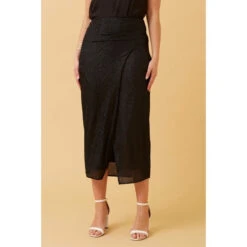 ZINA CROSOVER SEQUIN SKIRT -Printedcarpetus 3ad27791af9ce5233e440fcc5200697e