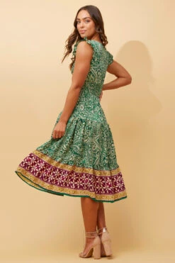 KIRAN FLORAL BOHO DRESS -Printedcarpetus 3caebbba0485ffd911764c33225c6d0d