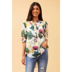 BONDI FLORAL BLOUSE -Printedcarpetus 3d7d1c77027a556b64bcf670b4bd91a4