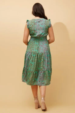 KIRAN FLORAL BOHO MIDI DRESS -Printedcarpetus 3d83a0f0dfe7ac1ffac0f567963fba79