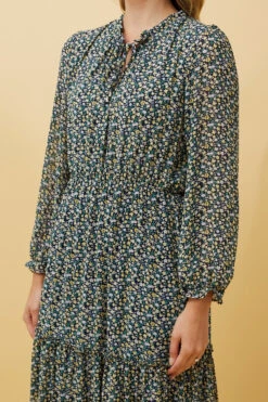 Stella MELA DITSY FLORAL MIDI DRESS -Printedcarpetus 3e00b3ba1b49995fe6bb2393dba63283