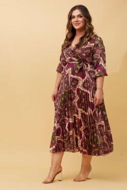 MARIETTA SATIN MIDI DRESS -Printedcarpetus 3f2239c9b1b33c3d5b9424ace0f0e90d