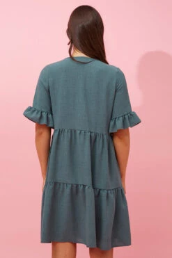 TIERED BABYDOLL DRESS -Printedcarpetus 3fc17711e190cebb331afba816be30a2