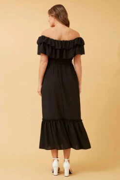 MAXINE OFF SHOULDER MAXI DRESS -Printedcarpetus 400b247ff71c6300ff182d262a34d802