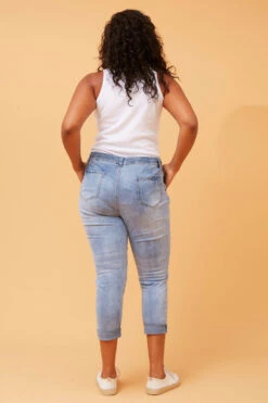 DISTRESSED DENIM JOGGER 14 DISTRESSED DENIM JOGGER -Printedcarpetus 40f5dc70ac415301daadd28daf6f8b70