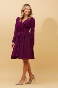 SHORT GLITTER DRESS -Printedcarpetus 42cbd239261d74265a1b842538936f5d